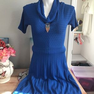 Vintage Blue Knit dress.